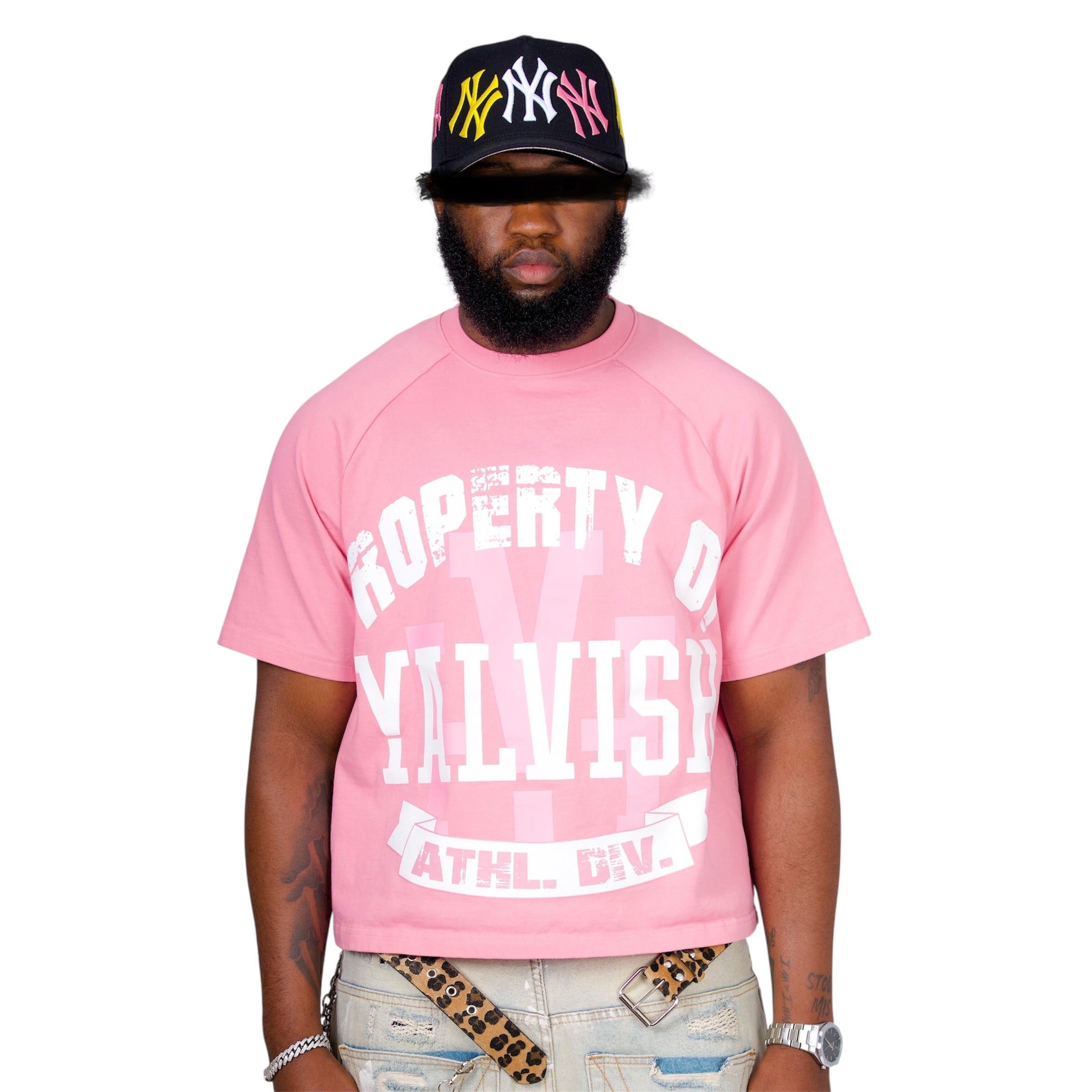 Pink Property Of Yalvish Tee